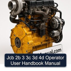 JCB 2B 3 3C 3D 4D Operator User Service Repair Workshop Manual PDF