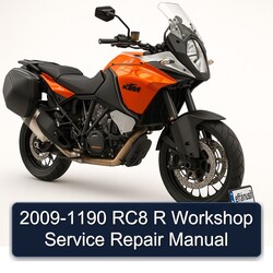 2009 KTM 1190 RC8 R Service Repair Workshop Manual PDF