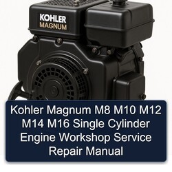 Briggs And Stratton Single Cylinder Kohler Magnum M8 M10 M12 M14 M16 Engine Service Repair Workshop Manual PDF