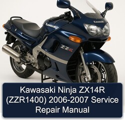 2006-2007 Kawasaki Ninja ZX14R (ZZR1400) Service Repair Workshop Manual PDF
