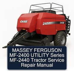 Massey Ferguson MF-2400 Utility Series MF-2440 Tractor Service Repair Workshop Manual PDF