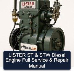 Lister A Series ST STW Diesel Engine Service Repair Workshop Manual PDF