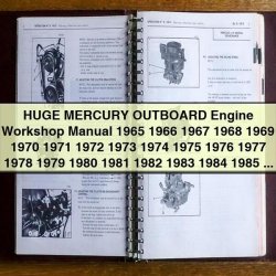 1965-1989 Mercury Outboard Engine - ( Hp) Service Repair Workshop Manual PDF