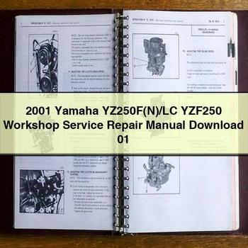 2001 Yamaha Yz250f(n)/lc YZF250 01 Service Repair Workshop Manual PDF