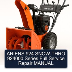Ariens 924 SNOW-THRO 924000 Series Service Repair Workshop Manual PDF