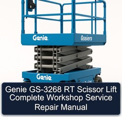 Genie GS-3268 RT Scissor Lift Service Repair Workshop Manual PDF