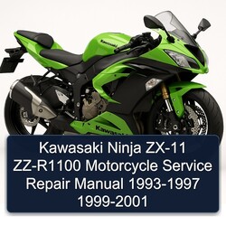 1993-2001 Kawasaki Ninja ZX-11 ZZ-R1100 Motorcycle Service Repair Workshop Manual PDF