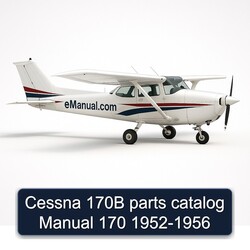 1952-1956 Cessna 170B 170 Parts Catalog PDF