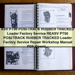 ASV PT50 POSI-TRACK Rubber Tracked Loader Service Repair Workshop Manual PDF