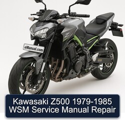 1979-1985 Kawasaki Z Series Z500 - WSM Service Repair Workshop Manual PDF