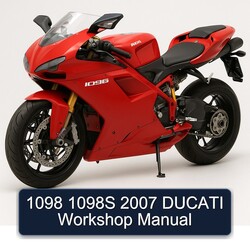 2007 Ducati 1098 Service Repair Workshop Manual PDF