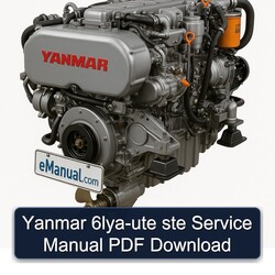 Yanmar 6LYA-UTE Ste Service Repair Workshop Manual PDF