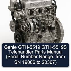Genie GTH-5519 GTH-5519S Telehandler Parts (serial Number Range: From SN 19006 20367) Catalog PDF