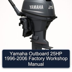 1996-2006 Yamaha Outboard 25HP Service Repair Workshop Manual PDF