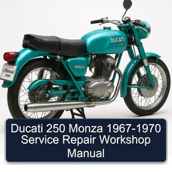 1967-1970 Ducati Monza Service Repair Workshop Manual PDF