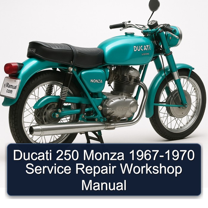 1967-1970 Ducati Monza Service Repair Workshop Manual PDF