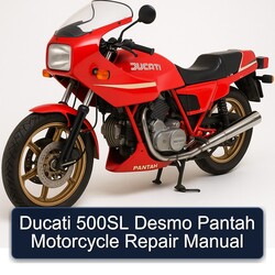 Ducati Pantah 500SL Desmo Motorcycle Service Repair Workshop Manual PDF