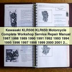 1987-2002 Kawasaki KLR Series KLR500 KLR650 Motorcycle Service Repair Workshop Manual PDF