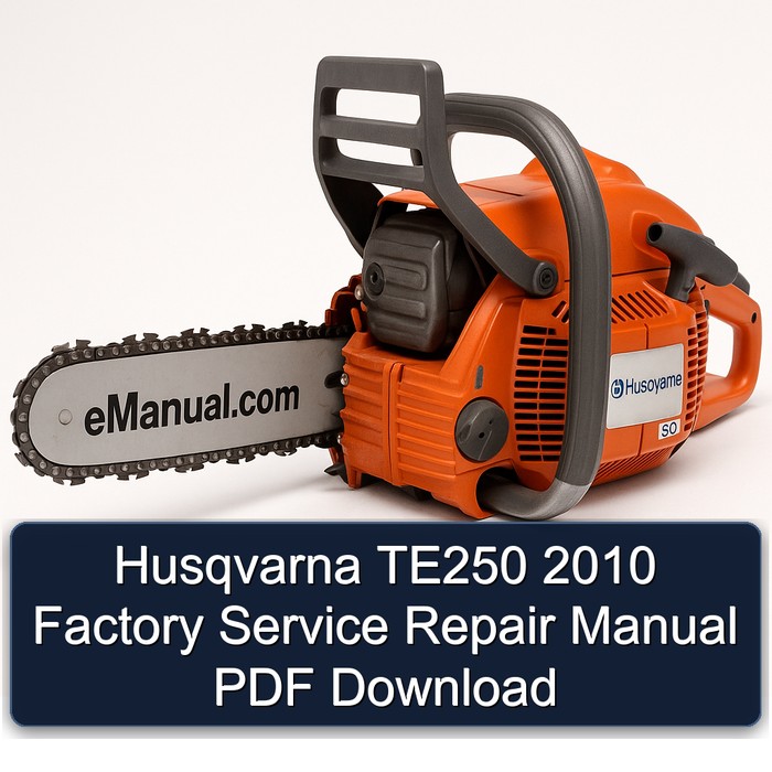 2010 Husqvarna TE Models TE250 Service Repair Workshop Manual PDF