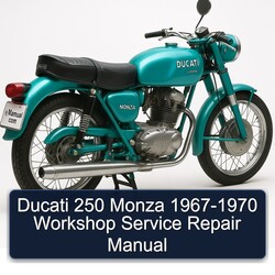 1967-1970 Ducati Monza Service Repair Workshop Manual PDF