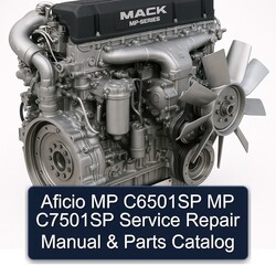 Mack MP Series Aficio C6501SP C7501SP Parts Catalog PDF