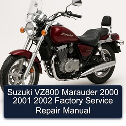 2000-2002 Suzuki Marauder Models VZ800 Service Repair Workshop Manual PDF