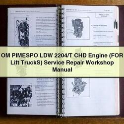 OM Pimespo LDW 2204/t CHD Engine ( Lift Trucks) Service Repair Workshop Manual PDF