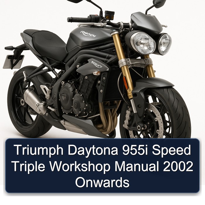 2002 Triumph Speed Triple Daytona 955I Onwards Service Repair Workshop Manual PDF