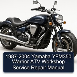 1987-2004 Yamaha Warrior YFM350 ATV Service Repair Workshop Manual PDF