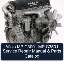 Mack MP Series Aficio C3001 C3501 Parts Catalog PDF