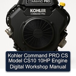 Kohler Command Pro Models CS Model CS10 10HP Engine Digital Service Repair Workshop Manual PDF