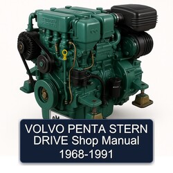 1968-1991 Volvo Penta Stern Drive Shop Service Repair Workshop Manual PDF
