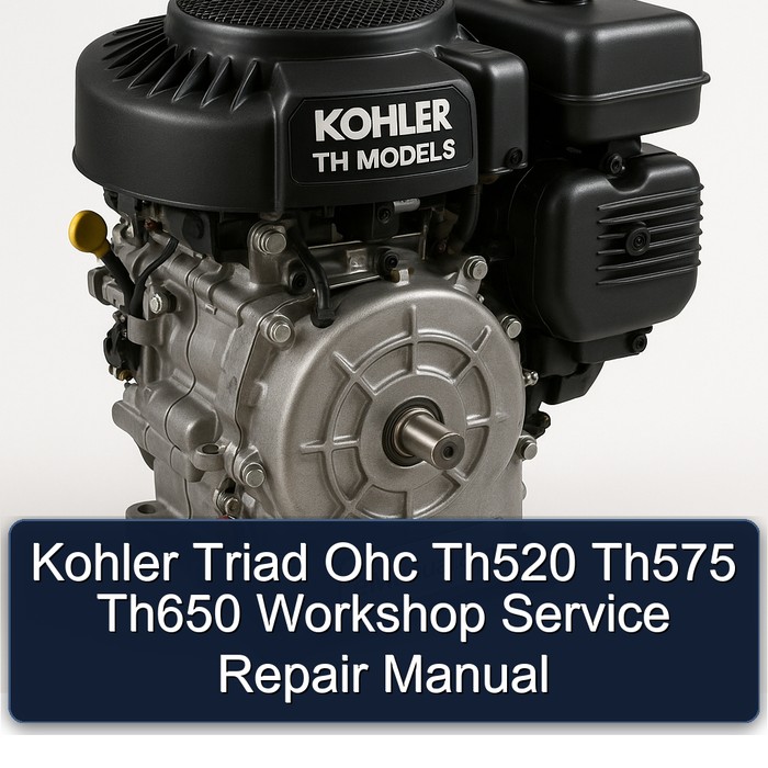 Kohler TH Models Triad OHC TH520 TH575 TH650 Service Repair Workshop Manual PDF