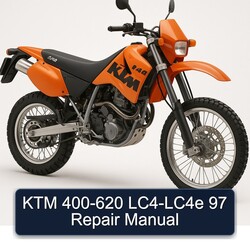 KTM 400 620 LC4-LC4E 97 Service Repair Workshop Manual PDF