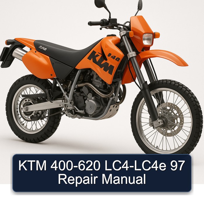 KTM 400 620 LC4-LC4E 97 Service Repair Workshop Manual PDF