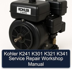Kohler K Series K241 K301 K321 K341 Service Repair Workshop Manual PDF