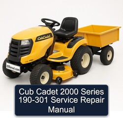 2000 Cub Cadet Series 190-301 Service Repair Workshop Manual PDF