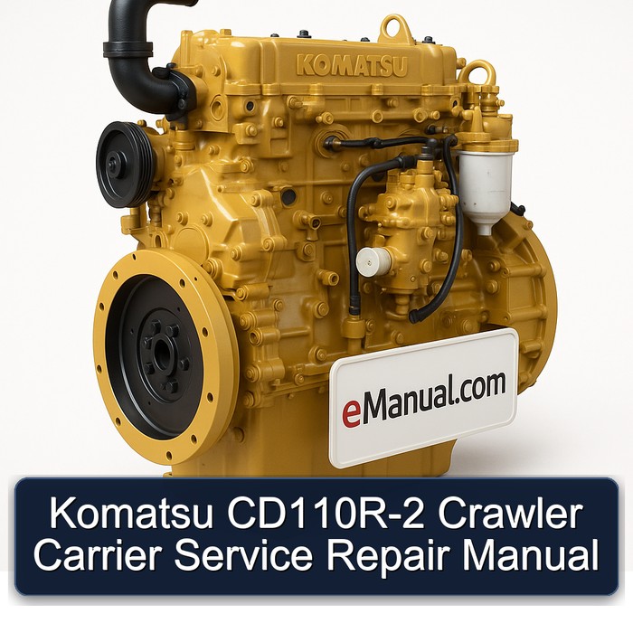 Komatsu 114 Cd110r-2 Crawler Carrier Service Repair Workshop Manual PDF