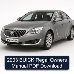 2003 Buick Regal Owners Owner's Manual PDF