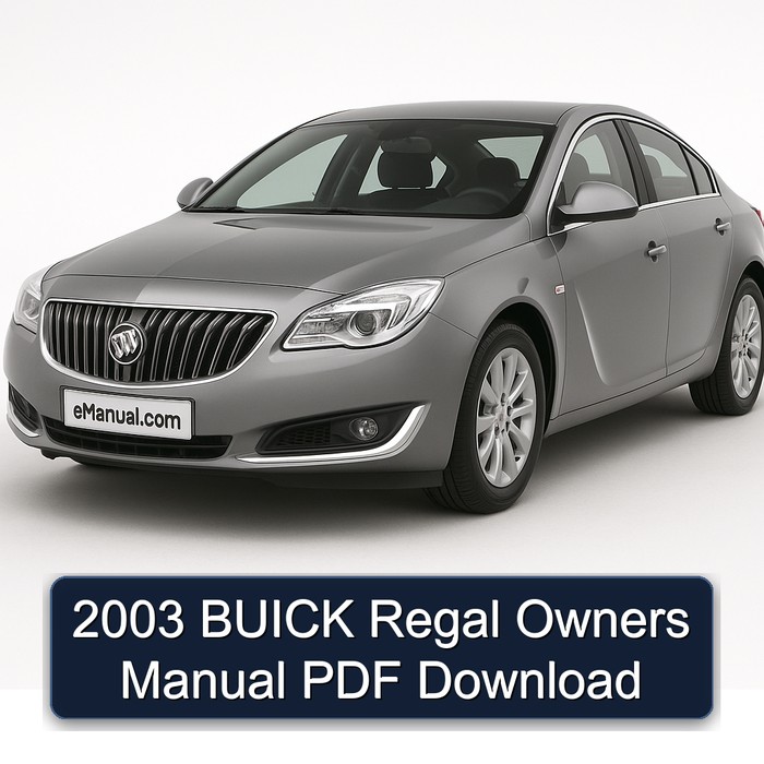 2003 Buick Regal Owners Owner's Manual PDF