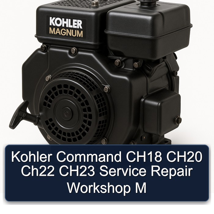 Kohler Magnum Models Command CH18 CH20 CH22 CH23 M Service Repair Workshop Manual PDF