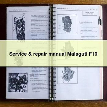 Malaguti F10 Service Repair Workshop Manual PDF
