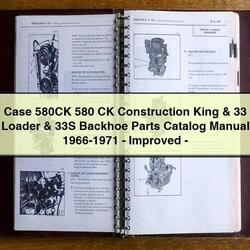 1966-1971 Case 580CK 580 CK Construction King 33 Loader 33S Backhoe - -improved Parts Catalog PDF