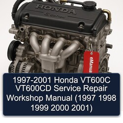 1997-2001 Honda G Series VT600C VT600CD Service Repair Workshop Manual PDF