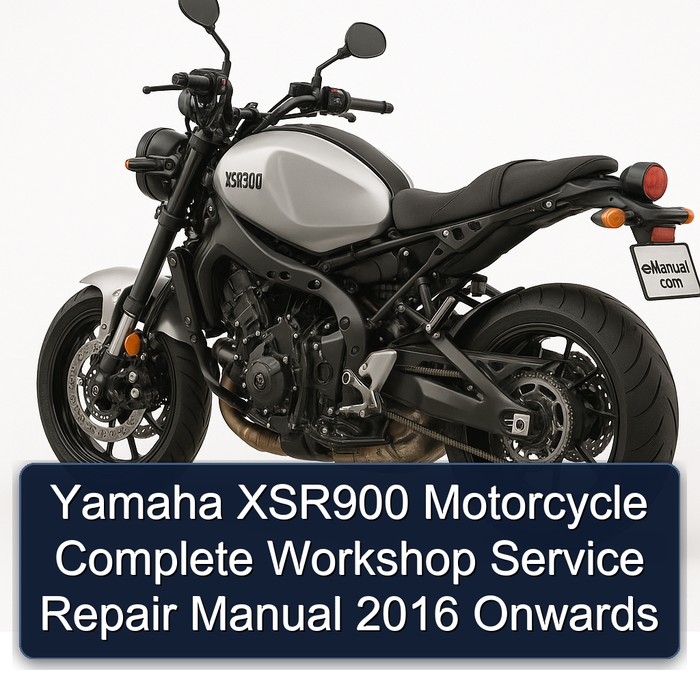 2016 Yamaha XSR900 Motorcycle Onwards Service Repair Workshop Manual PDF