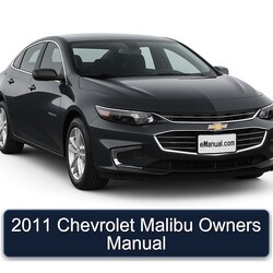 2011 Chevrolet Malibu Owners Owner's Manual PDF