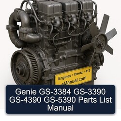 Deutz 413 Genie GS-3384 GS-3390 GS-4390 GS-5390 Parts Catalog PDF