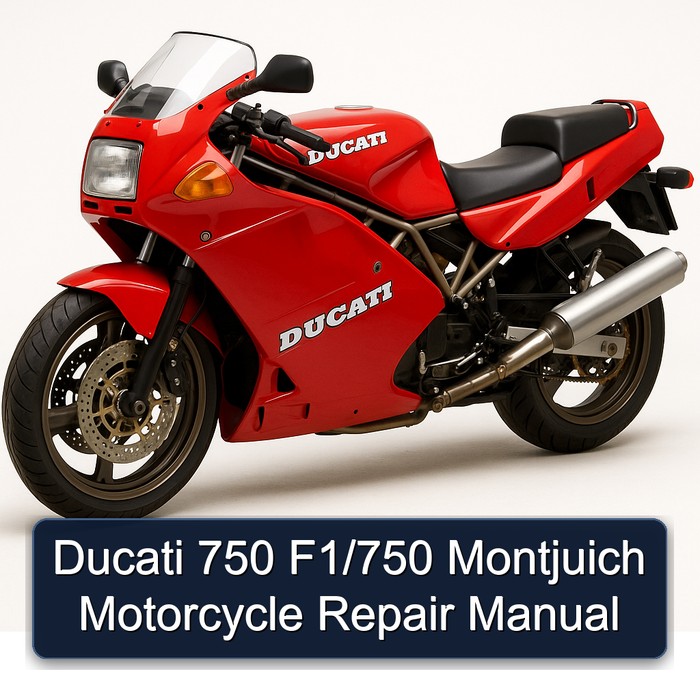 Ducati 750 F1/ Montjuich Motorcycle Service Repair Workshop Manual PDF