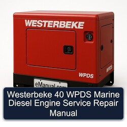 Westerbeke 40 Wpds Marine Diesel Engine Service Repair Workshop Manual PDF