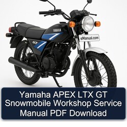 Yamaha Apex LTX GT Snowmobile Service Repair Workshop Manual PDF
